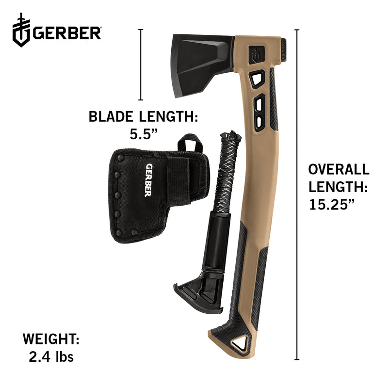 Gerber Bushcraft Hatchet - Coyote Brown