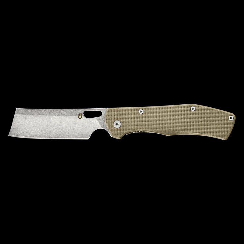 Gerber Flatiron Folding Cleaver - G10 - Desert Tan