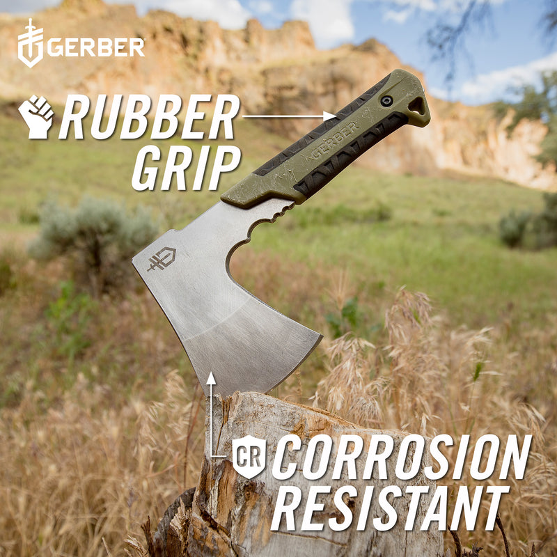 Gerber Pack Hatchet - Flat Sage Green - Stonewash