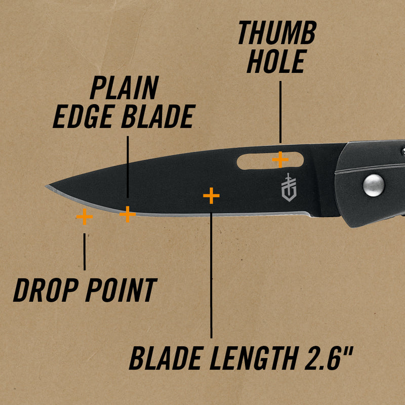 Gerber STL 2.5 - Drop Point - Fine Edge