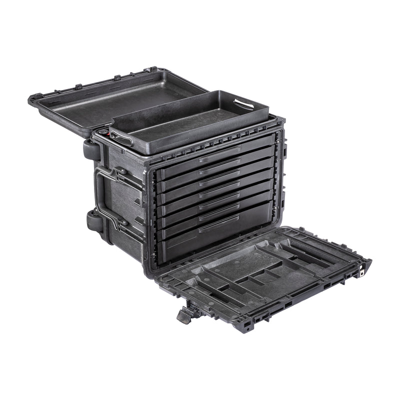 Pelican 0450 Mobile Tool Chest - (6 shallow drawers + 1 deep drawer)