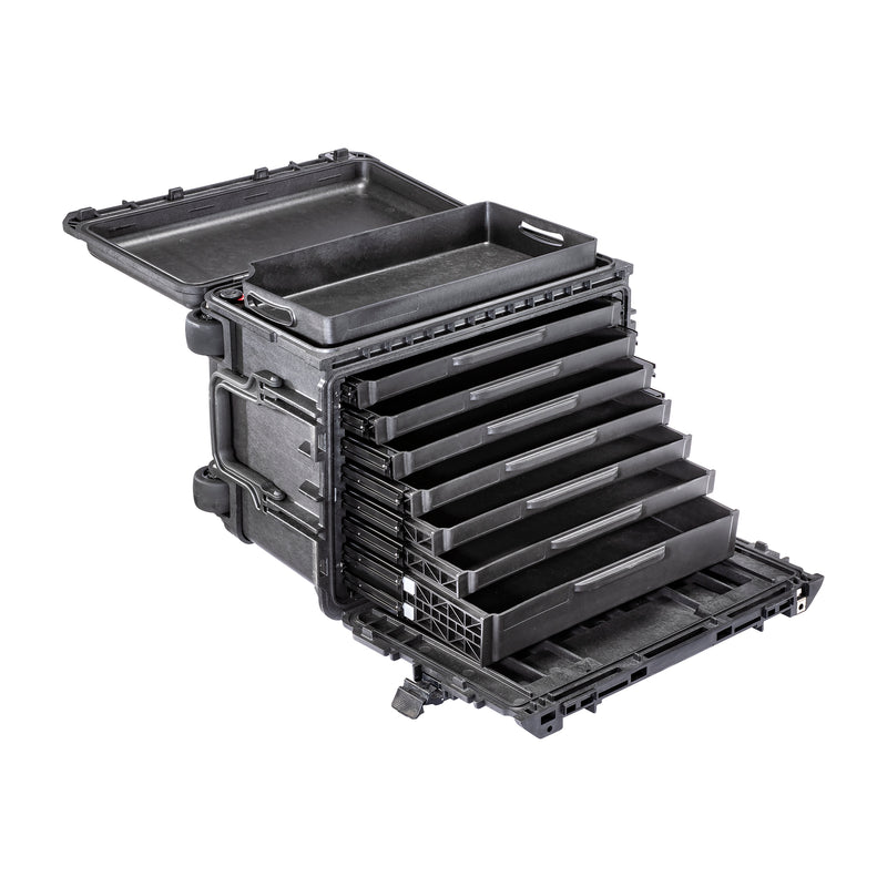 Pelican 0450 Mobile Tool Chest - (6 shallow drawers + 1 deep drawer)