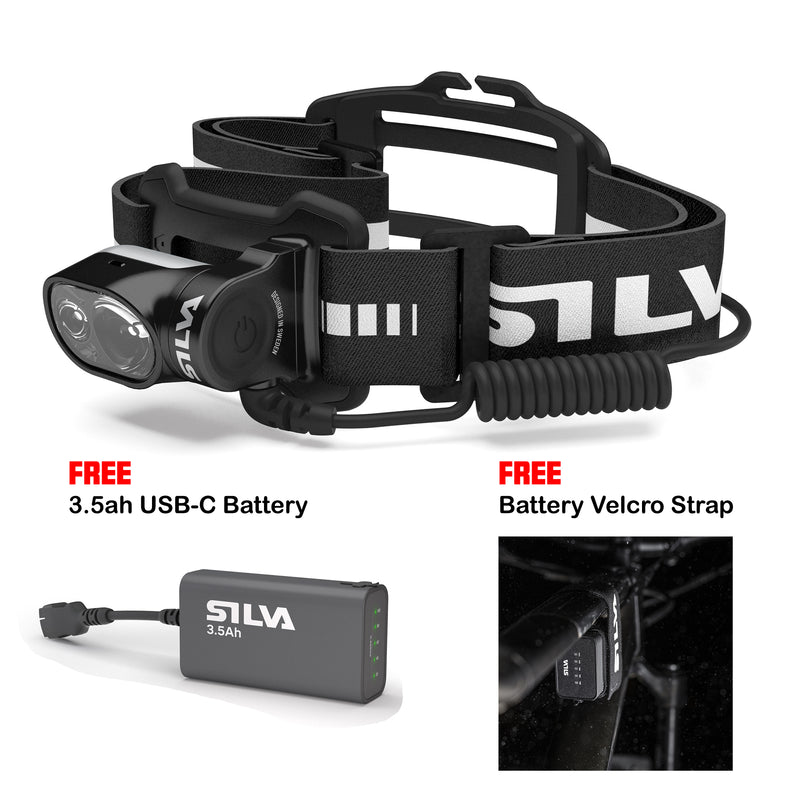 Silva Cross Trail 5 Ultra Headlamp bundle