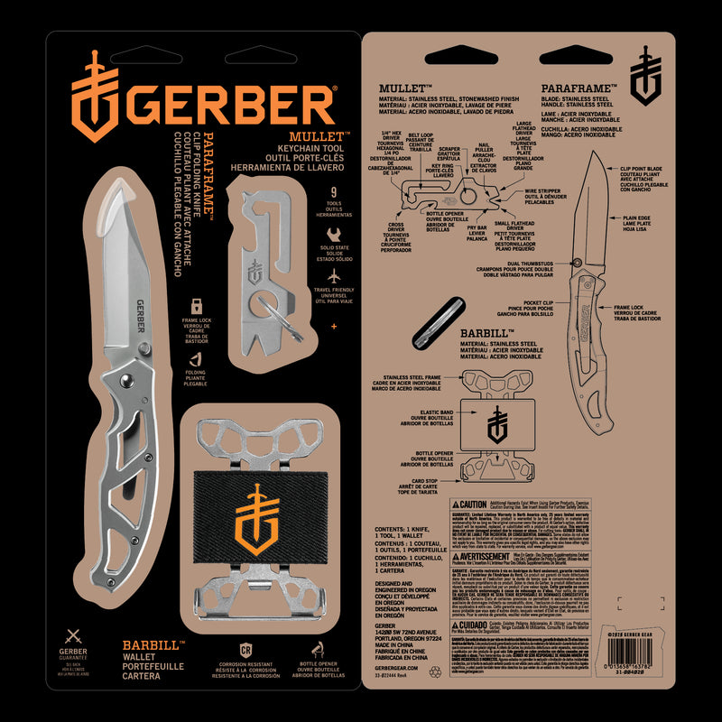 Gerber Promo Sets Paraframe I + Mullet + Barbill