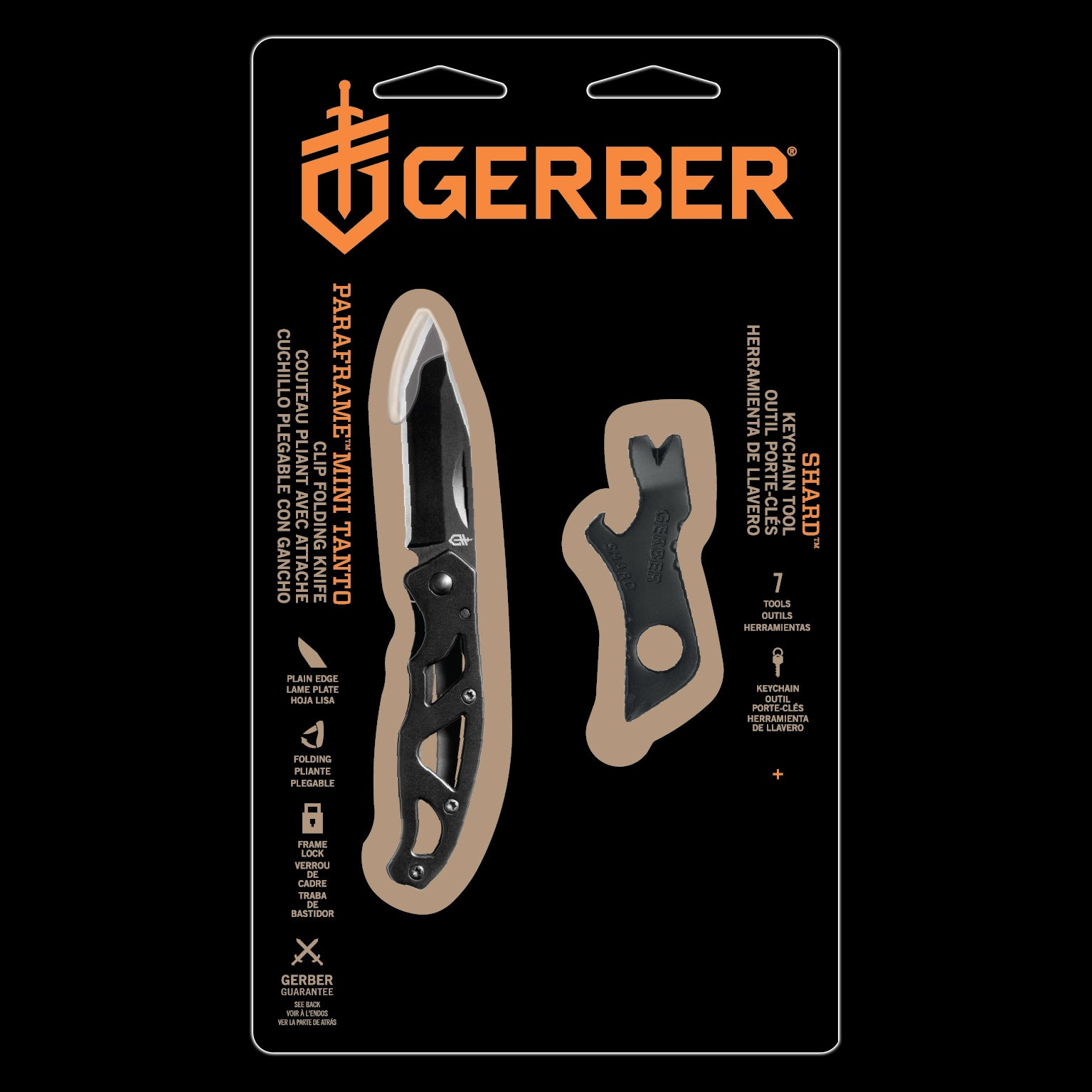 Gerber Promo Sets, Mini Paraframe Tanto & Shard