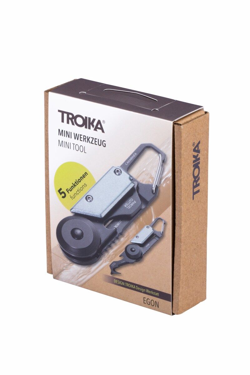 Troika Hook Keyring Ingenious Safety Mini Parcel Cutter Tool