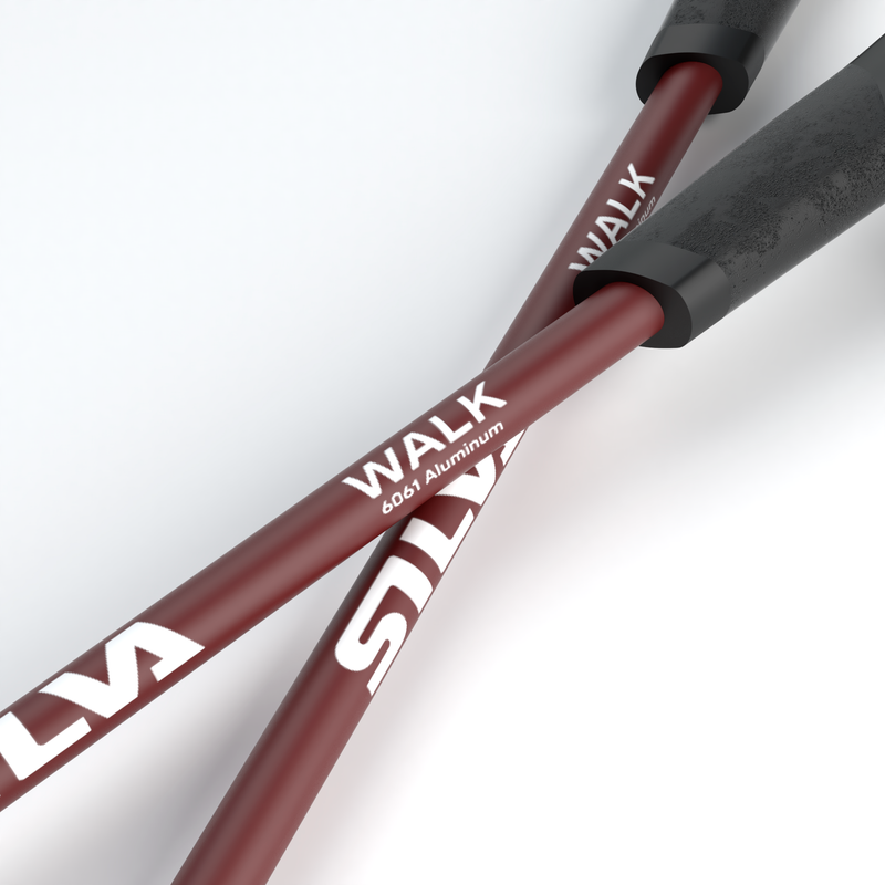 Silva Walking poles 6061 Aluminium Red